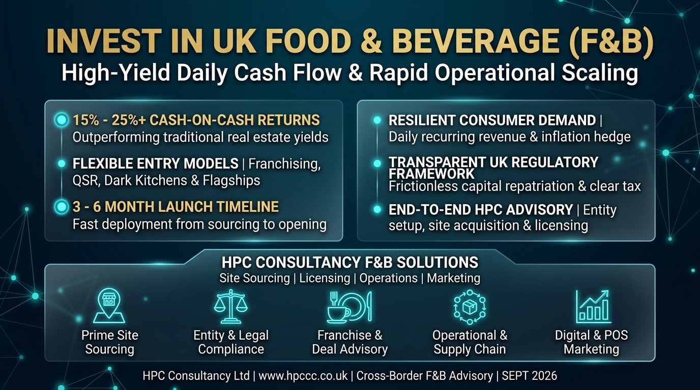 Why Uzbekistan Investors Must Consider the UK Food and Beverage Sector as Their Primary Entry Point